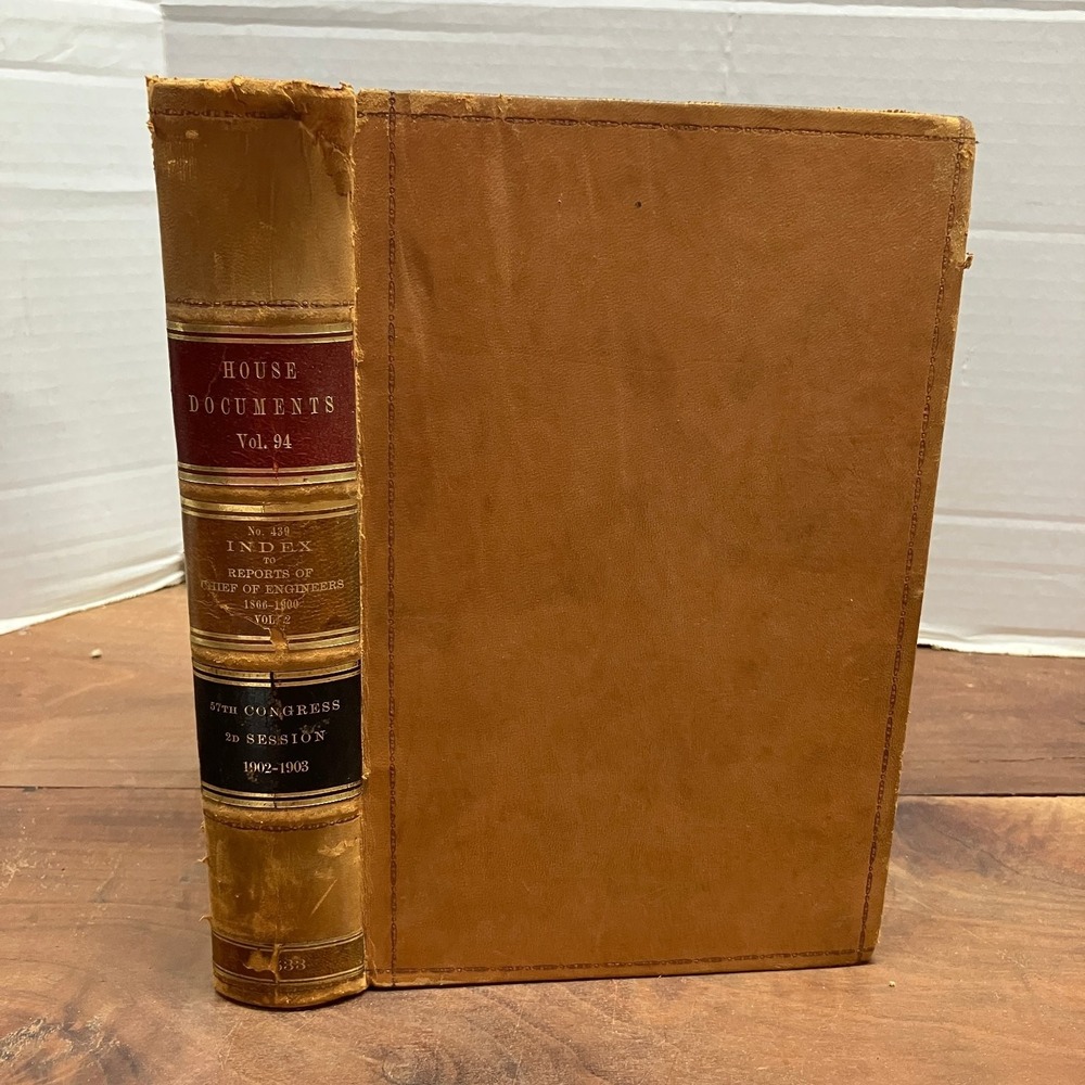 Analytical & Topical Index Chief Engineers Reports 1866-1900 Vol II 1903